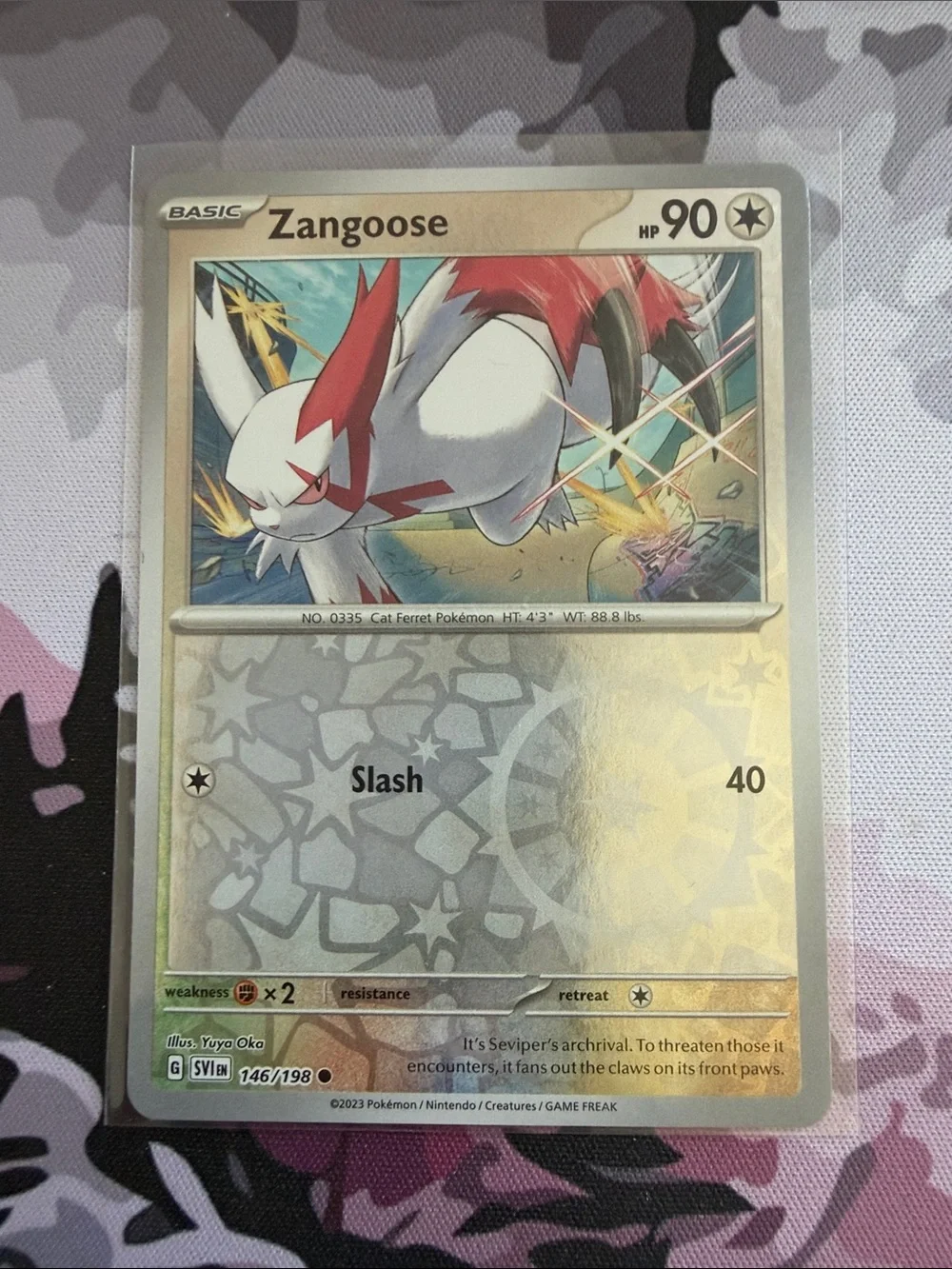 🐾 Zangoose Pokémon Character Card Lot | 2 Reverse Holo Cards ✨5/$25✨